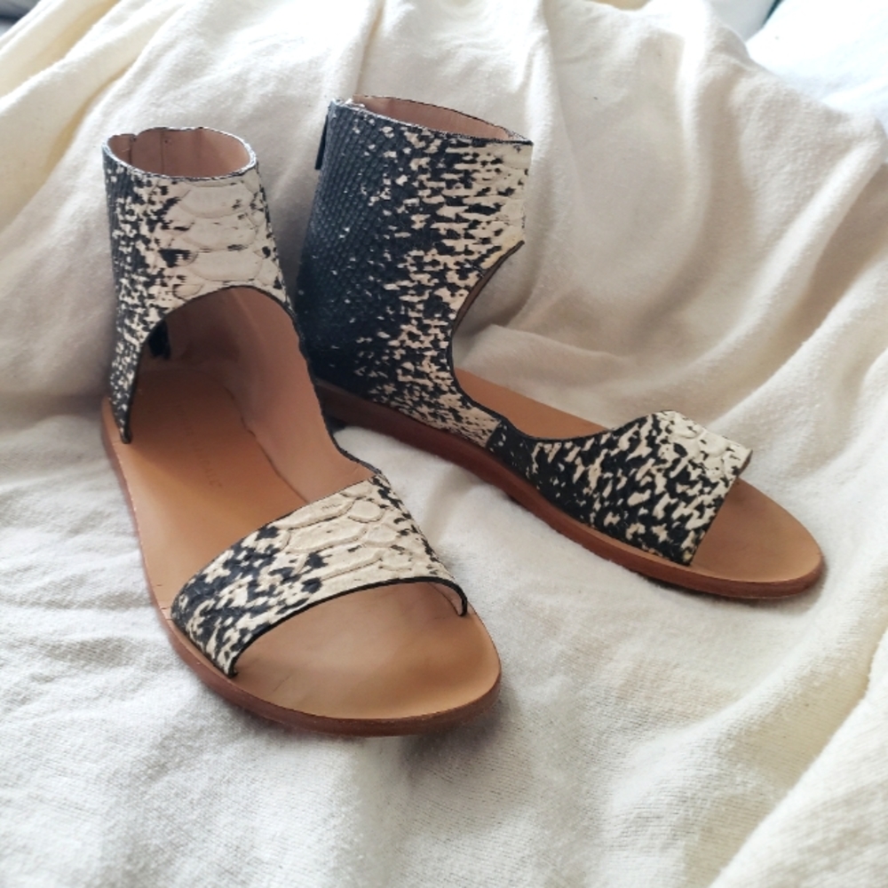 Loeffler Randall Pasha Snake Sandals